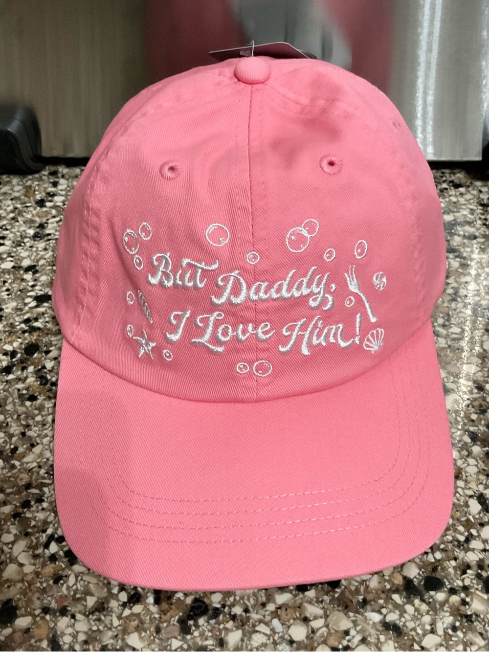 Disney Little Mermaid “Daddy I Love Him” Taylor Swift Pink Hat